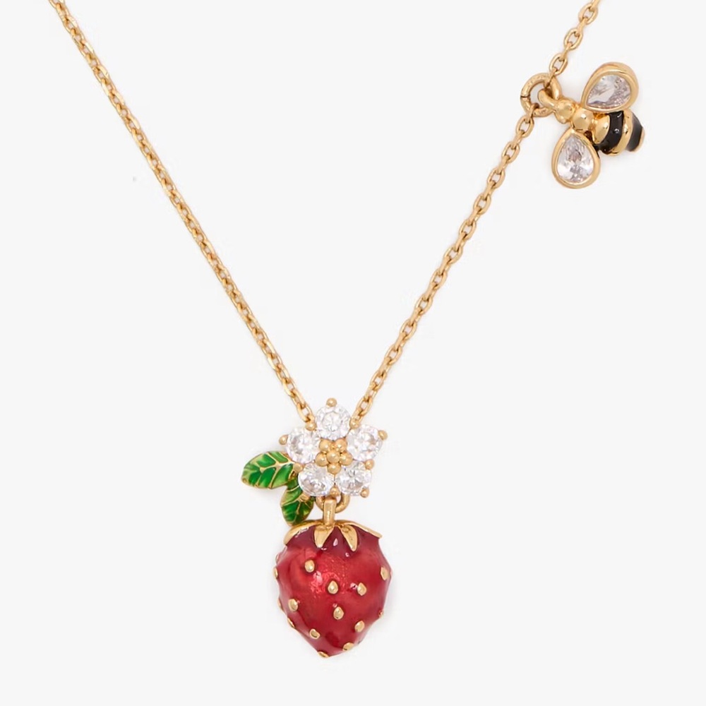 Kate Spade Strawberry Fields Mini Pendant